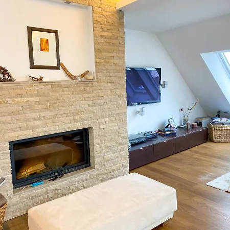 Exklusives Panorama Penthouse Im Herzen Von Munchen, Dachterasse, Kamin *