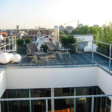 Exklusives Panorama Penthouse Im Herzen Von München, Dachterasse, Kamin Apartamento