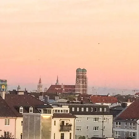 Exklusives Panorama Penthouse Im Herzen Von München, Dachterasse, Kamin * München