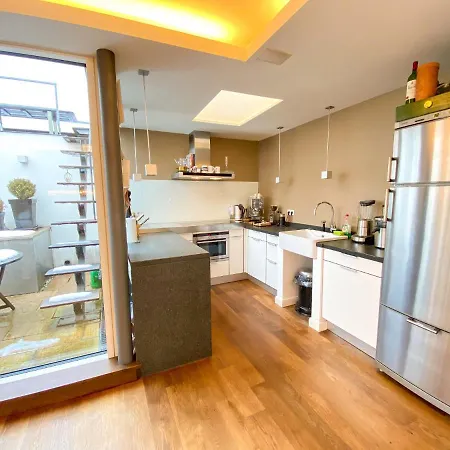 公寓 Exklusives Panorama Penthouse Im Herzen Von Munchen, Dachterasse, Kamin *